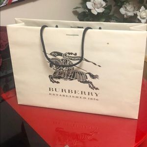 Burberry gift bag